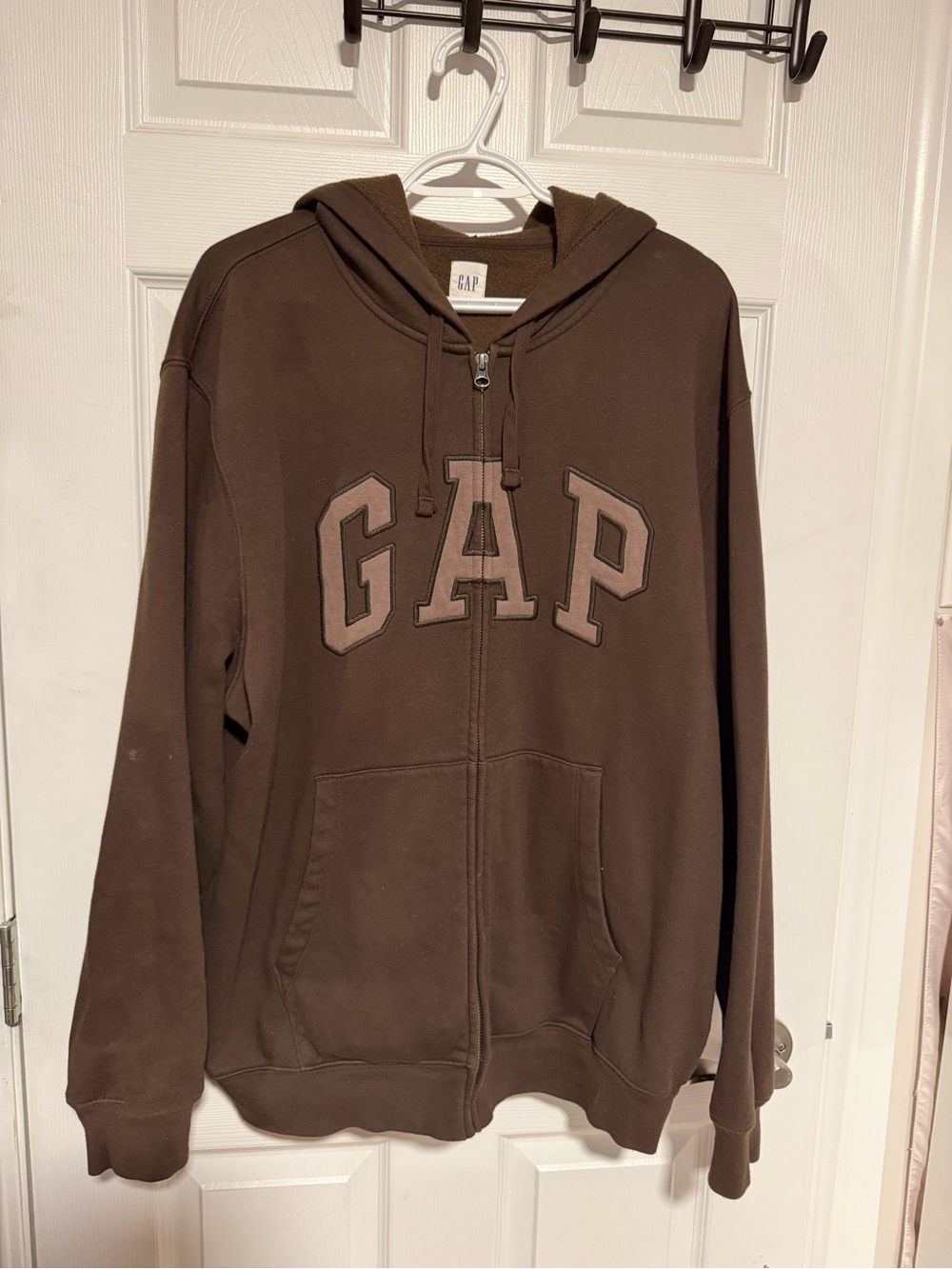 GAP Brown Zip-Up Hoodie Jacket